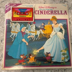 Walt Disney Cinderella Story & Songs Cassette Album